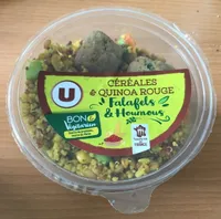 Salade Céréales et quinoa rouge falafels et houmous 250g