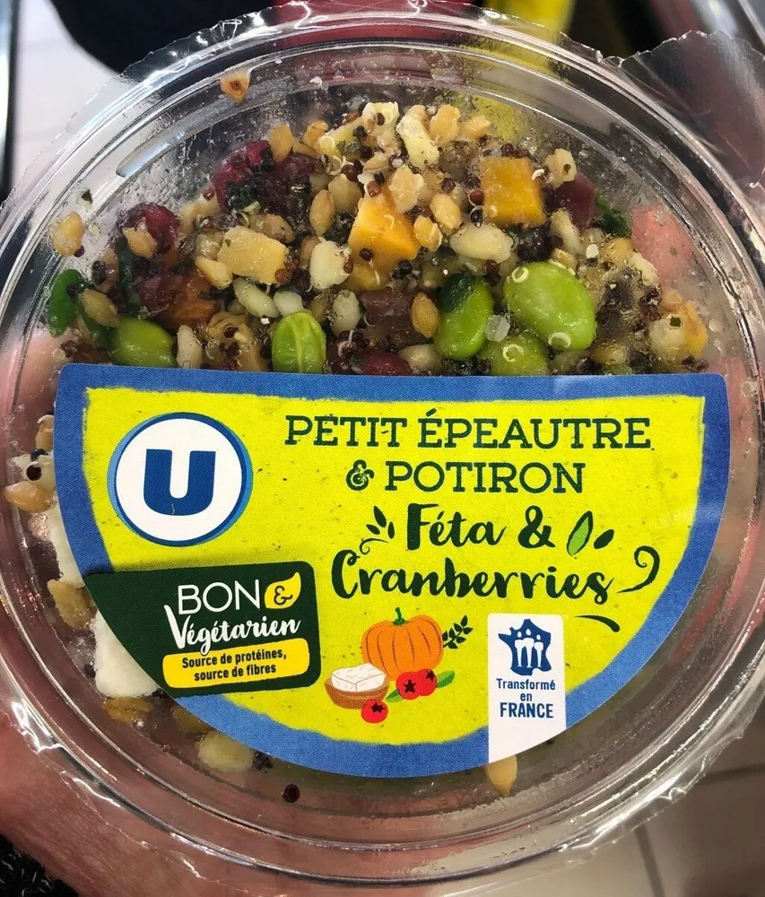 Salade Petit épautre et potiron fêta et cranberries 250g