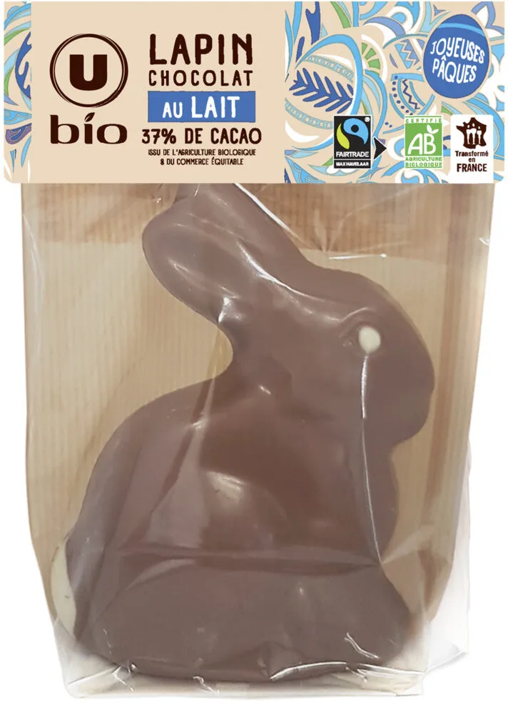 Lapin chocolat lait 37% cacao Max Havelaar - 70g