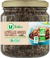 Lentilles vertes préparées bocal de 37cl