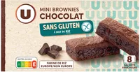 Mini brownies chocolat sans gluten