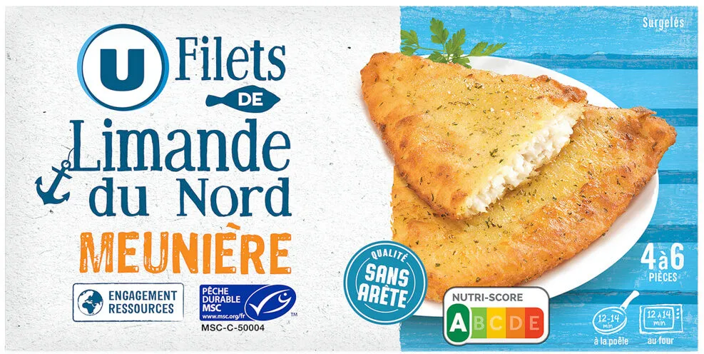 Filet de limande du Nord meunière 400g