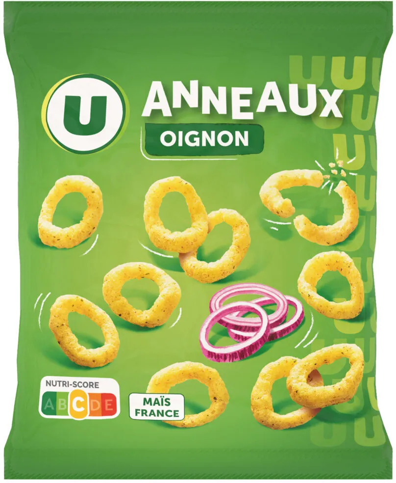 Biscuits apéritifs Soufflés à base de maïs goût oignon 60g