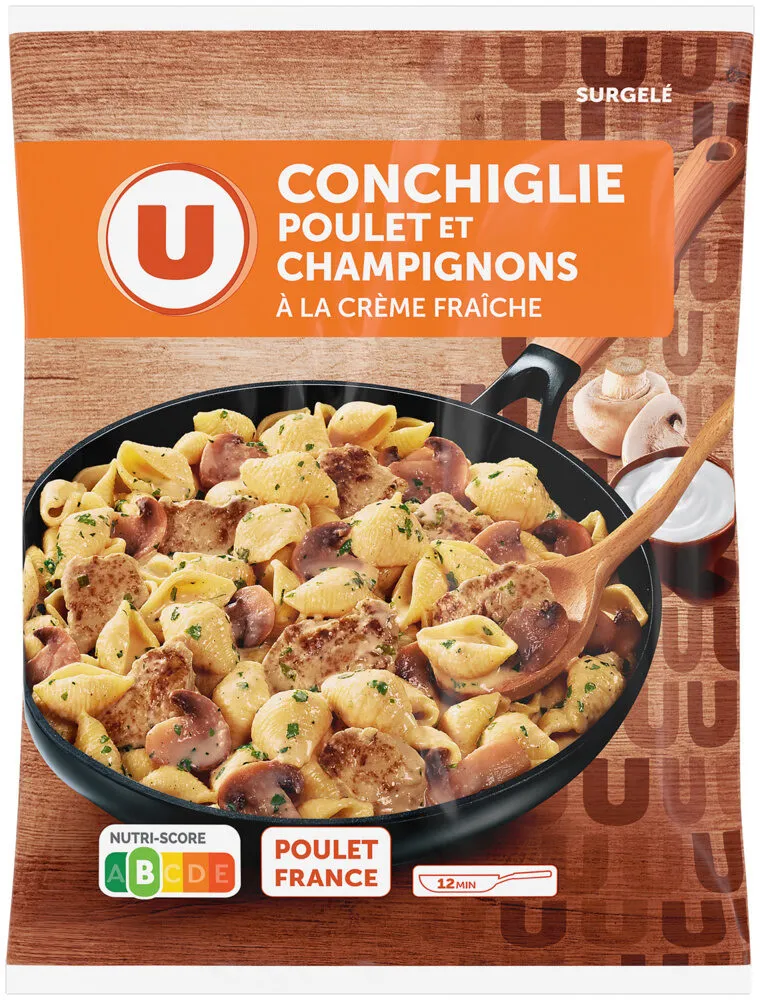 Conchiglie Poulet et champignons