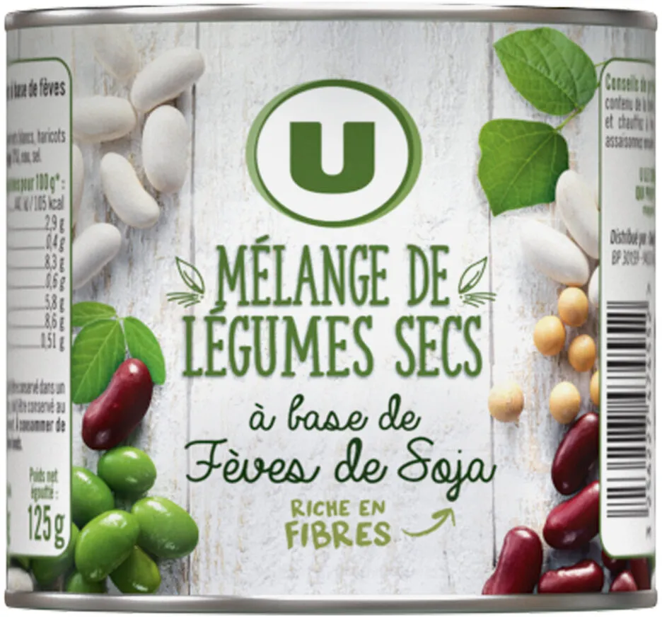 Mélange de légumes secs à base de fèves de soja