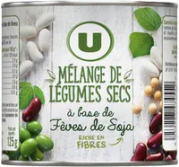 Mélange de légumes secs à base de fèves de soja