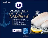 Coeur filet de cabillaud pêché océan Atlantiq.MSC 540g