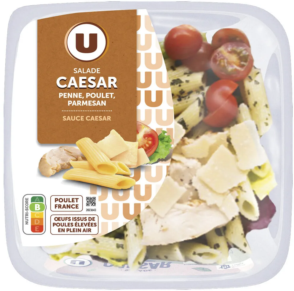 Salade pâtes poulet et parmesan 250g