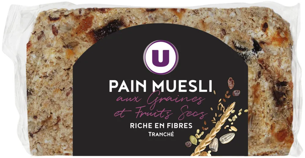 Pain muesli graines & fruits secs 400g