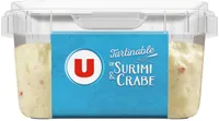 Tartinable surimi crabe