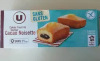 Cake fourré saveur cacao noisettes sans gluten 210g