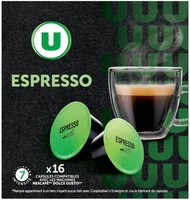 Café Capsules espresso - compatible DOLCE GUSTO - x16