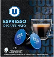 Café Capsules espresso décaféïné - compatible DOLCE GUSTO - x16