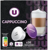 Café Capsules cappuccino type DOLCE GUSTO x16 (8+8)
