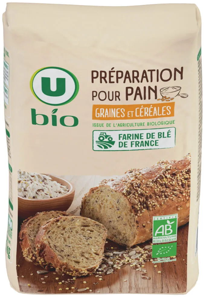Préparation pour pain graines et céréales 1kg