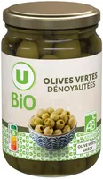 Olives vertes dénoyautées bocal de 37cl, 160g