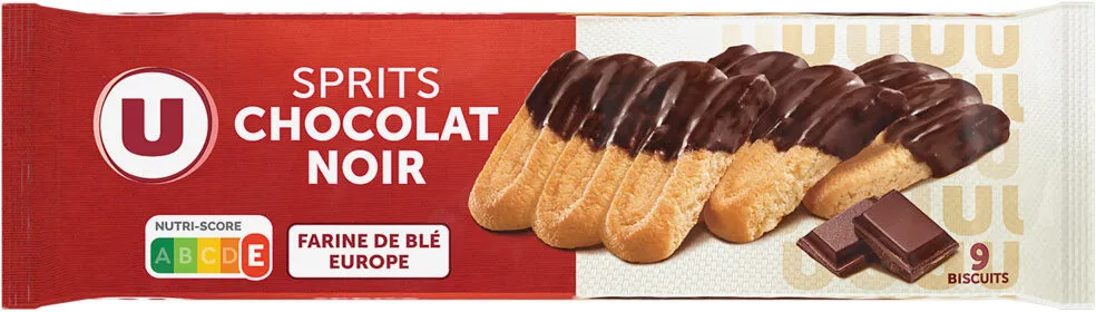 Gâteau Sprits au chocolat au noir paquet de 150g
