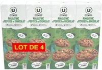 Cookies nougatine et pépites de chocolat étui 4x200g
