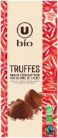 Truffes 89% chocolat noir pur beurre cacao , Boîte de 180g