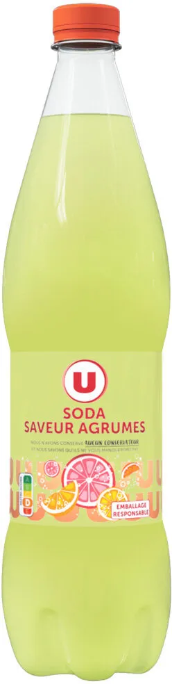 Soda saveur agrumes
