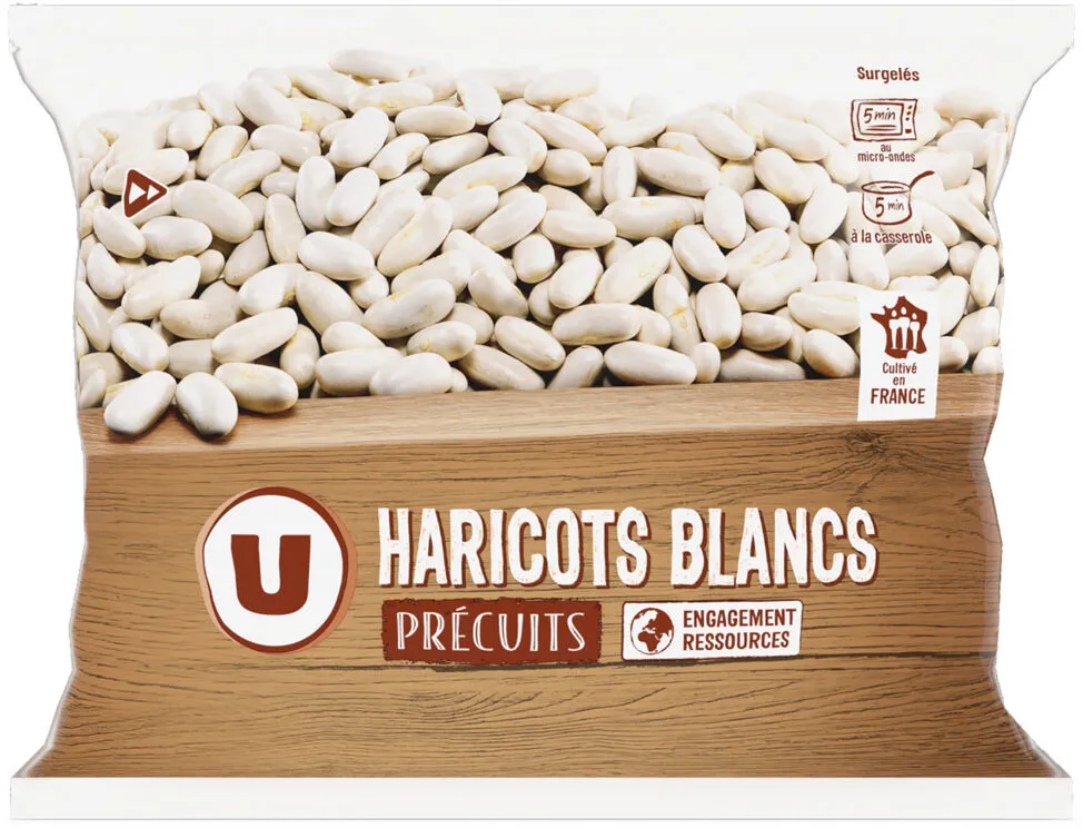Haricots blancs précuits surgelés