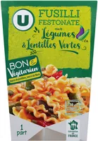 Box fusilli festonate légumes et lentilles