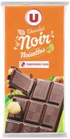 Chocolat noir & aux noisettes tablettes 2 Tablettes de 100g