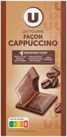 Chocolat au lait fourré cappuccino Tablette de 120g
