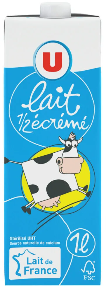 Lait 1/2 écrémé