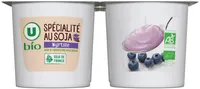 Spécialité végétal à base de soja aux myrtille