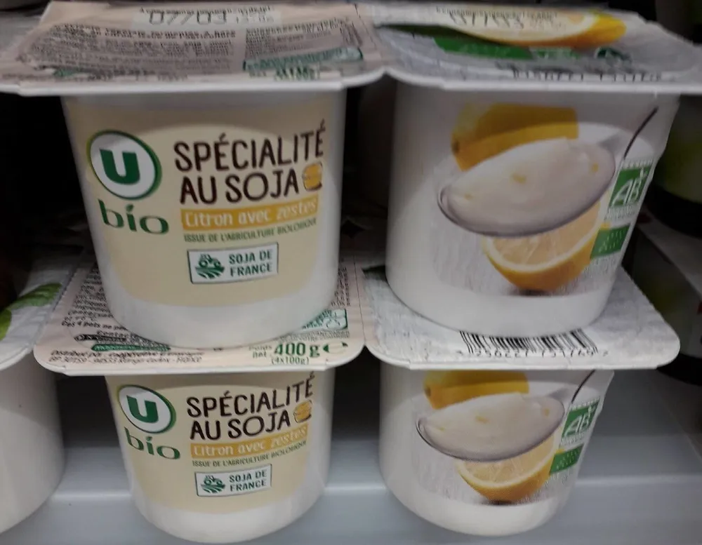 Spécialité végétal à base de soja au citron