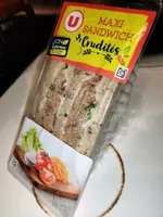 Sandwich maxi veggie crudités 210g