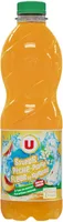 Boisson aux fruits plate pêche, poire fleur de sureau