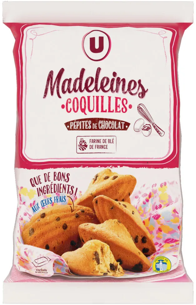 Madeleines coquilles Pépites chocolat 400g