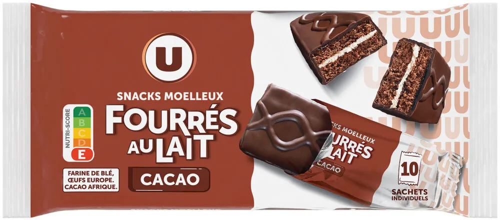 Moelleux Cacao fourrés au lait