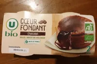 Coeur fondant au chocolat noir 2x90g 180g