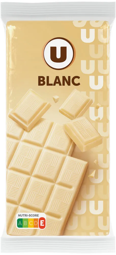 Chocolat blanc 2 Tablettes de 100g