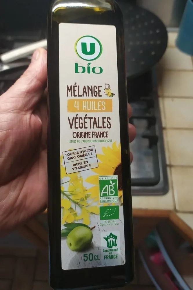 Mélange de 4 huile Bouteille 500mL