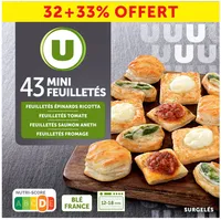 Feuilletés apéritif x32 + 33% offert - 505g