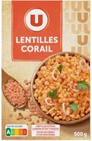 Lentilles corail, étui 500g