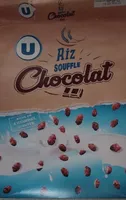 Céréales Riz soufflé enrobé de chocolat, riches en vitamines paquet375g