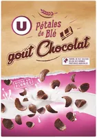 Céréales pétales blé goût choco.paquet de 375g