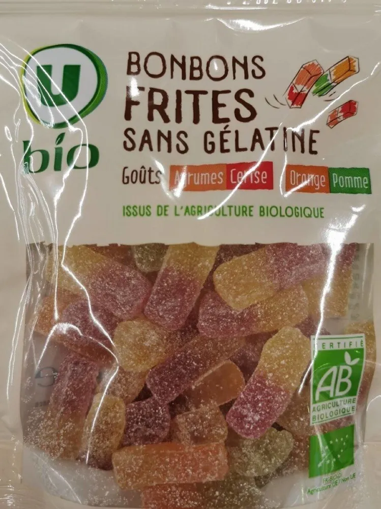 Bonbons frites sans gélatine