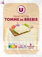 Tranchettes de tomme lait pasteurisé de brebis 33%mg 150g