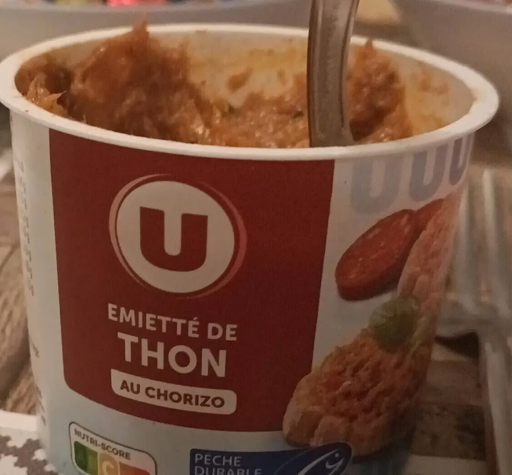 Emietté à base de thon MSC, et de chorizo