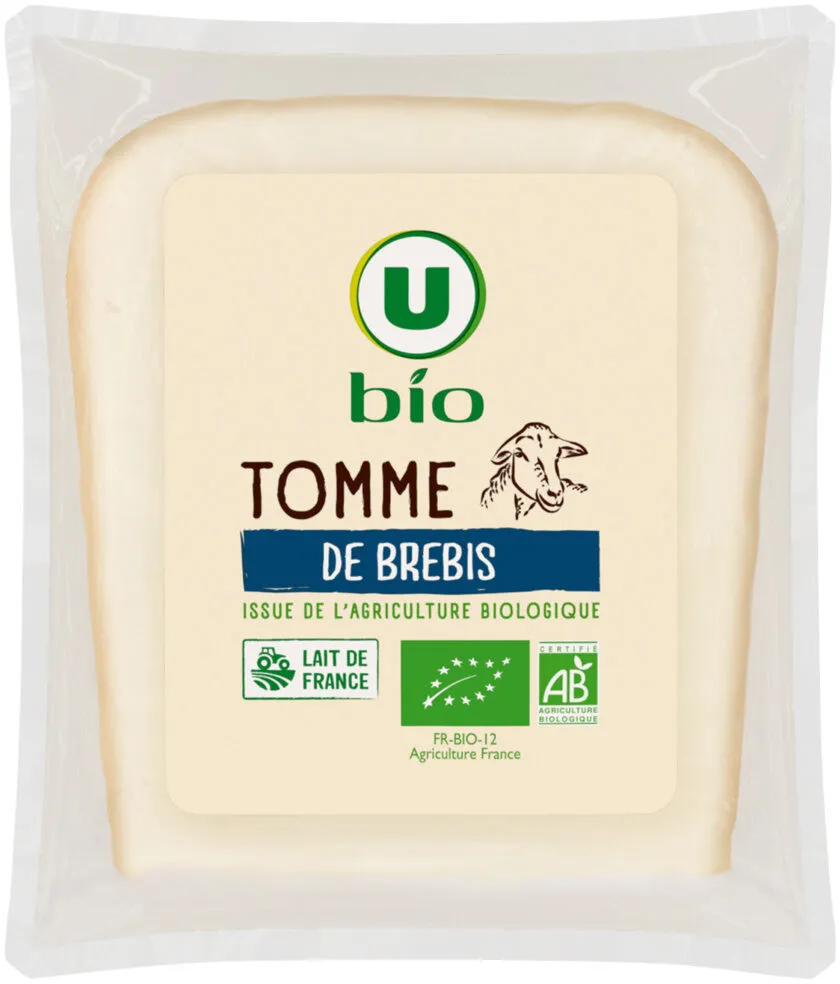 Tomme de brebis lait pasteurisé 36%mg, 160g