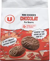 Mini cookies chocolat/pépites de chocolat pur beurre
