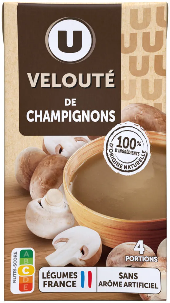 Soupe Velouté de champignons brique 1 litre