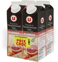 Pur jus de pamplemousse rose de Floride