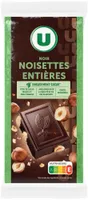 Chocolat noir & noisettes entières 2x200g